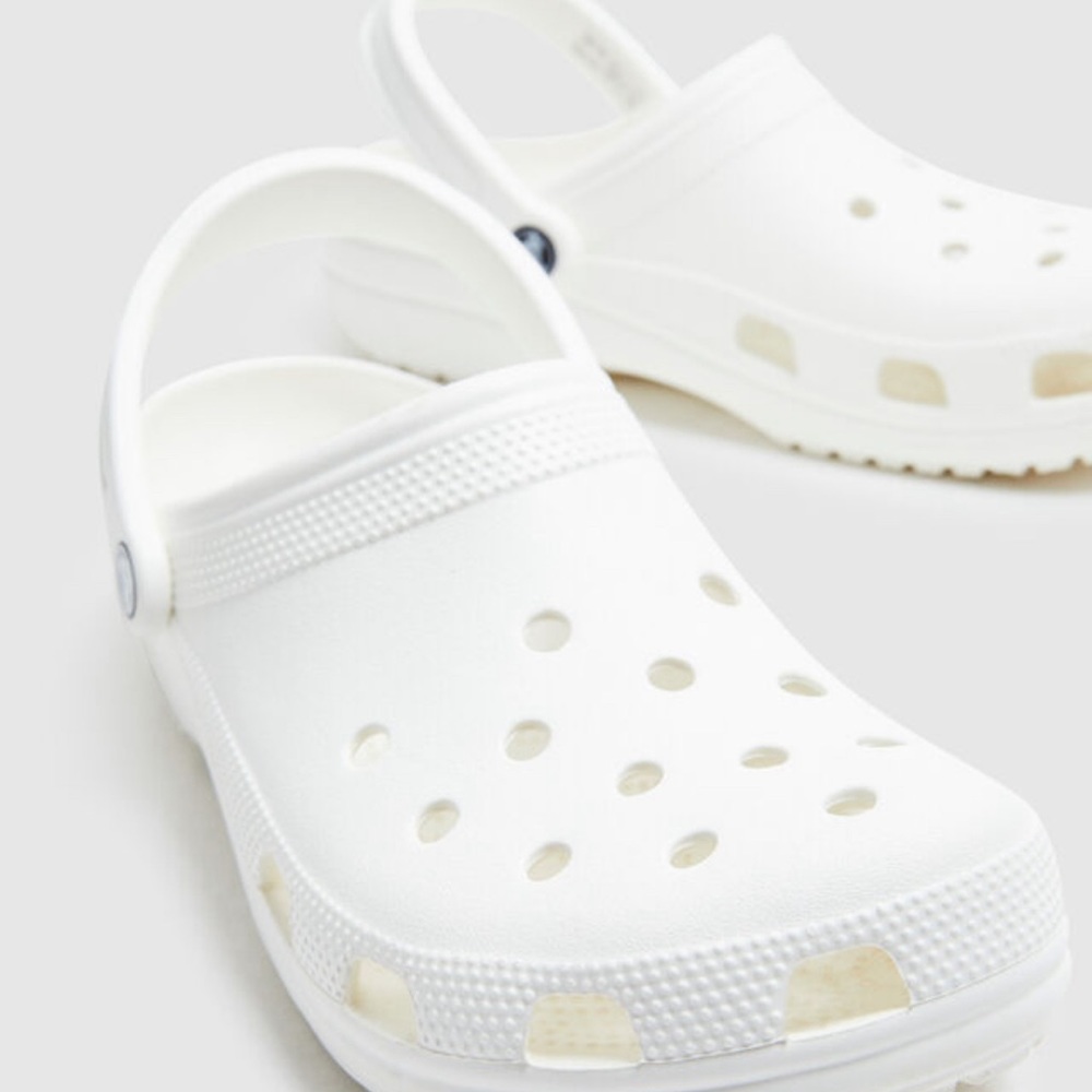 White Classic Clog